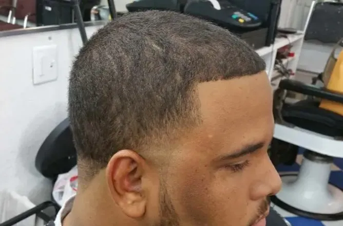 An edge up, razor finished
